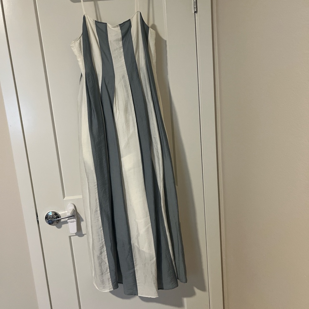 Madewell Blue and White Striped Dress